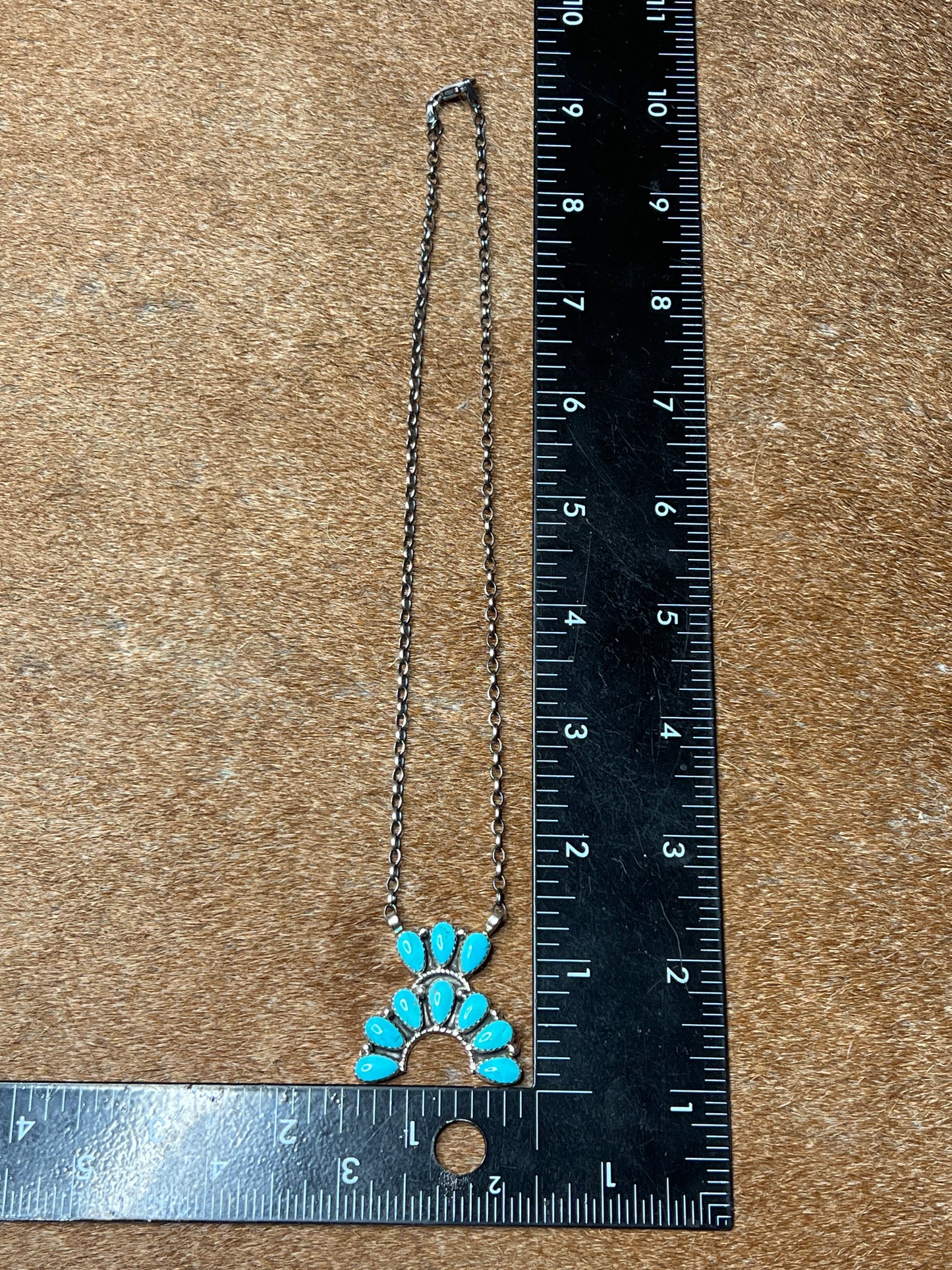 Navajo Squash Blossom Necklace