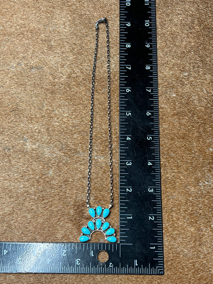 Navajo Squash Blossom Necklace