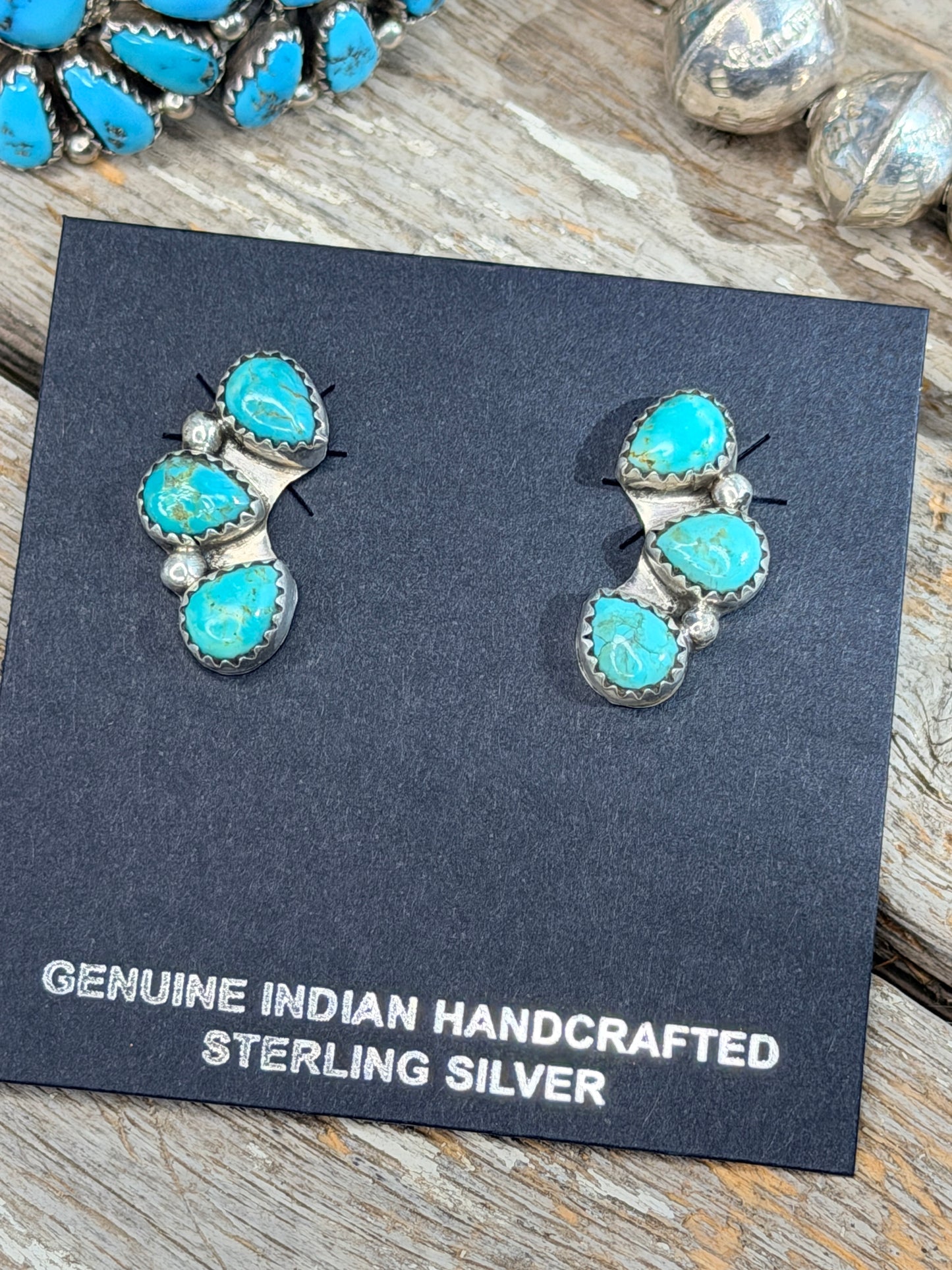 Authentic Half Cluster Earrings