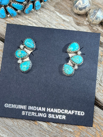 Authentic Half Cluster Earrings