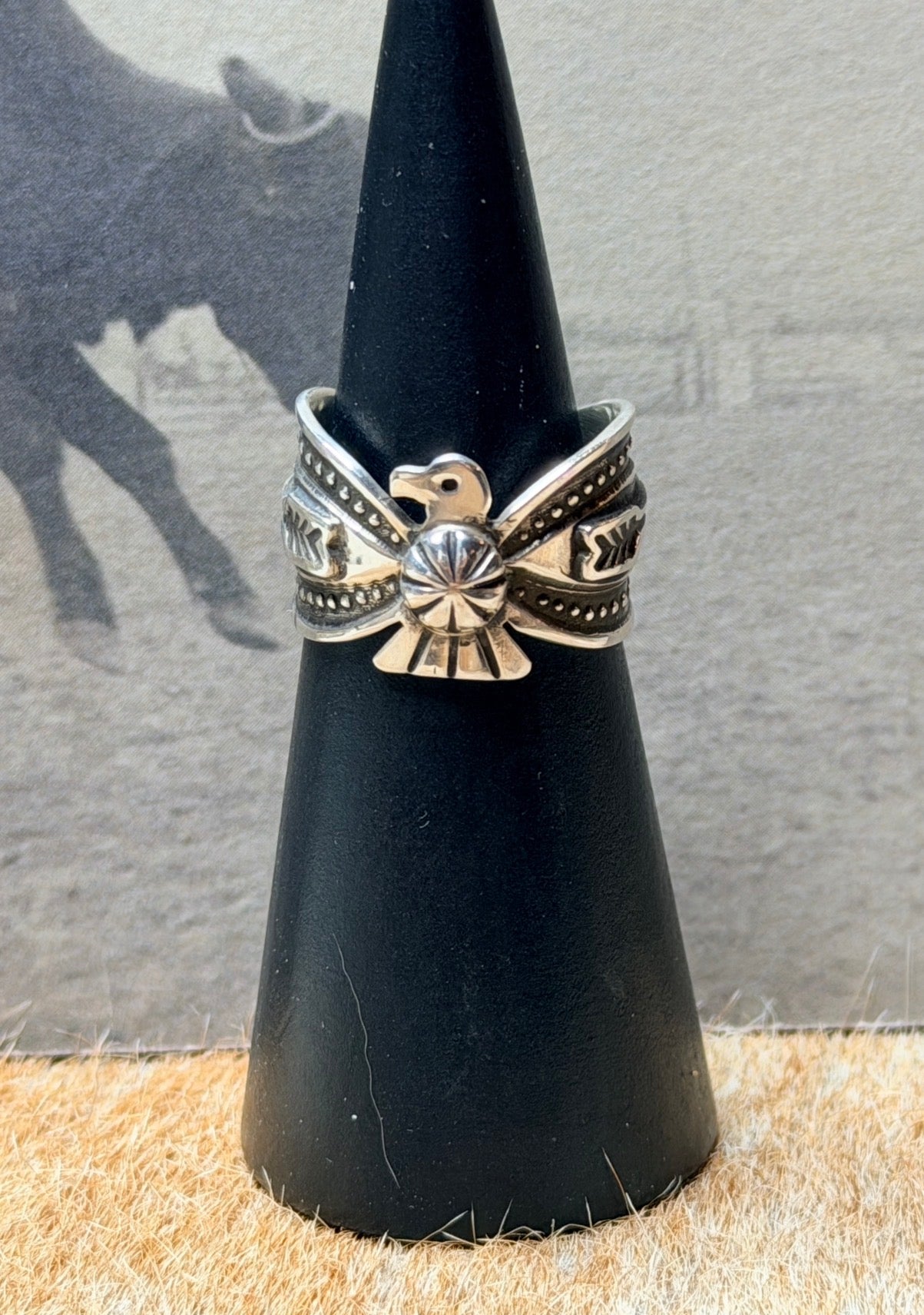 Darryl Cadman Famous Thunderbird
Ring size 8
