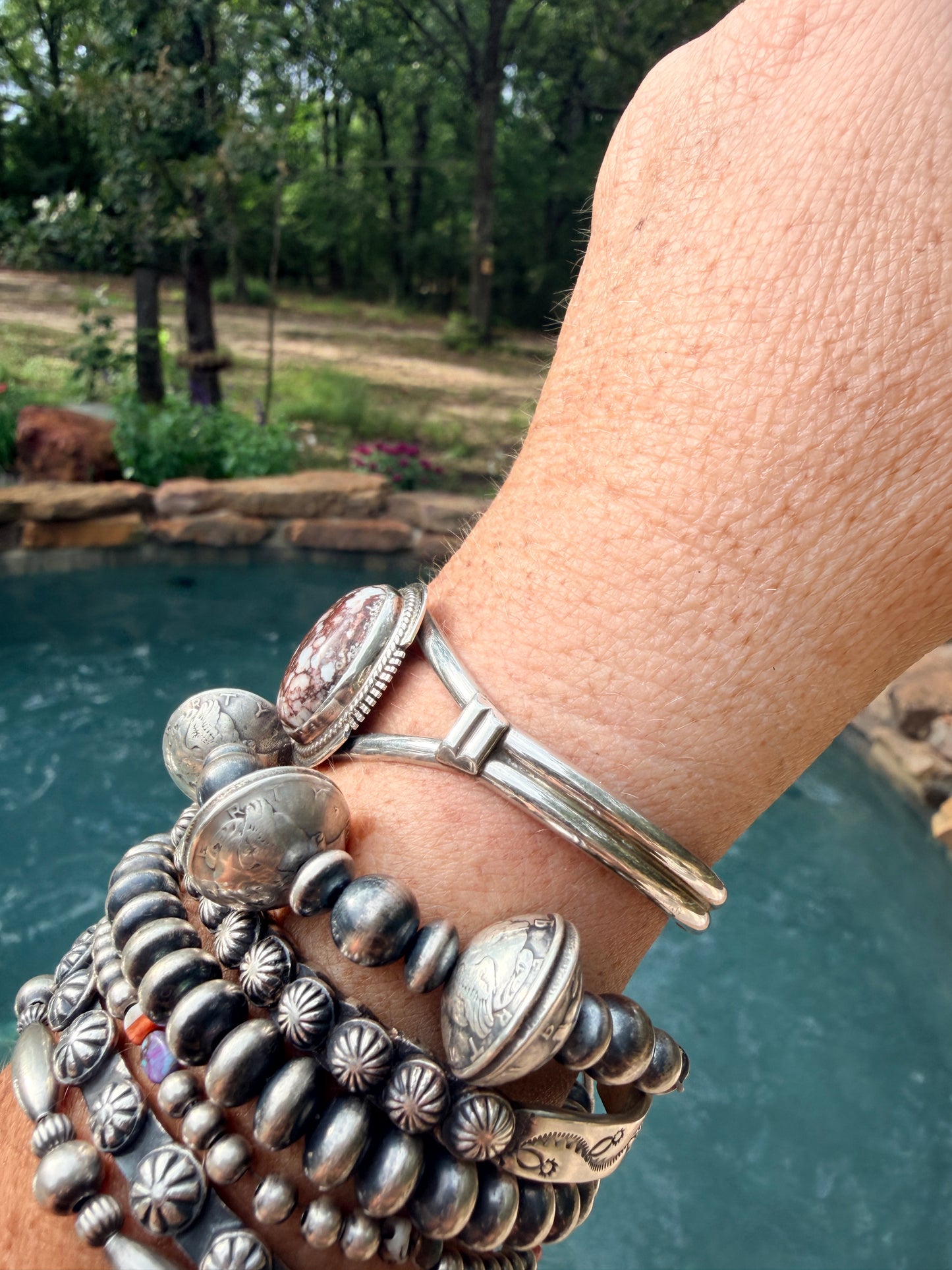 Native Made Wildhorse Cuff by Larson Lee