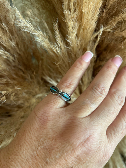Vintage Zuni Ring by Fernando Othole size 5.5