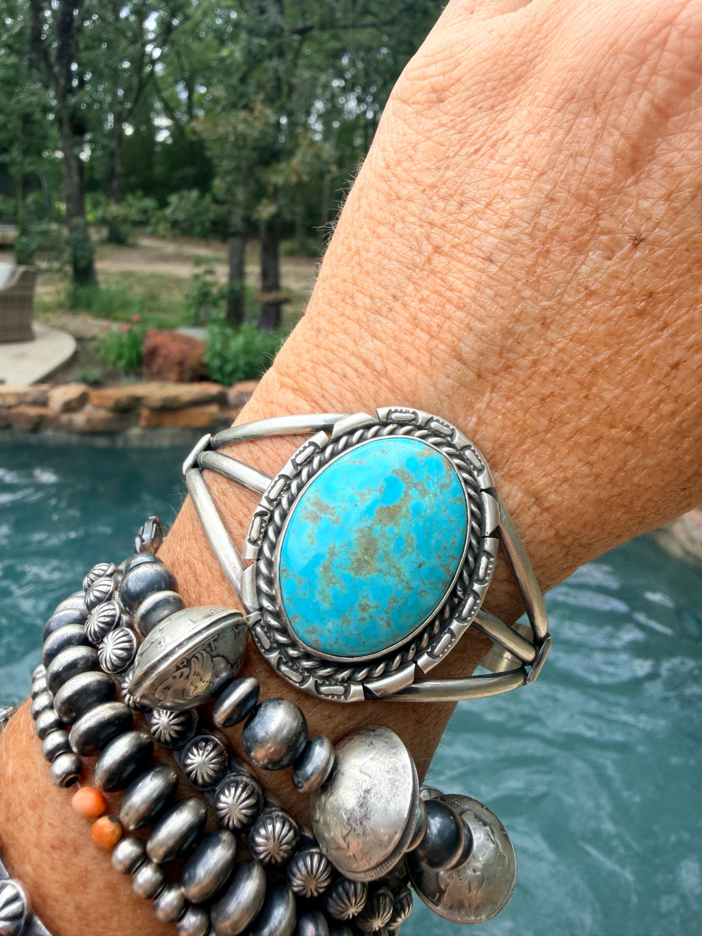 Native Made Augustine Largo Turquoise Cuff
