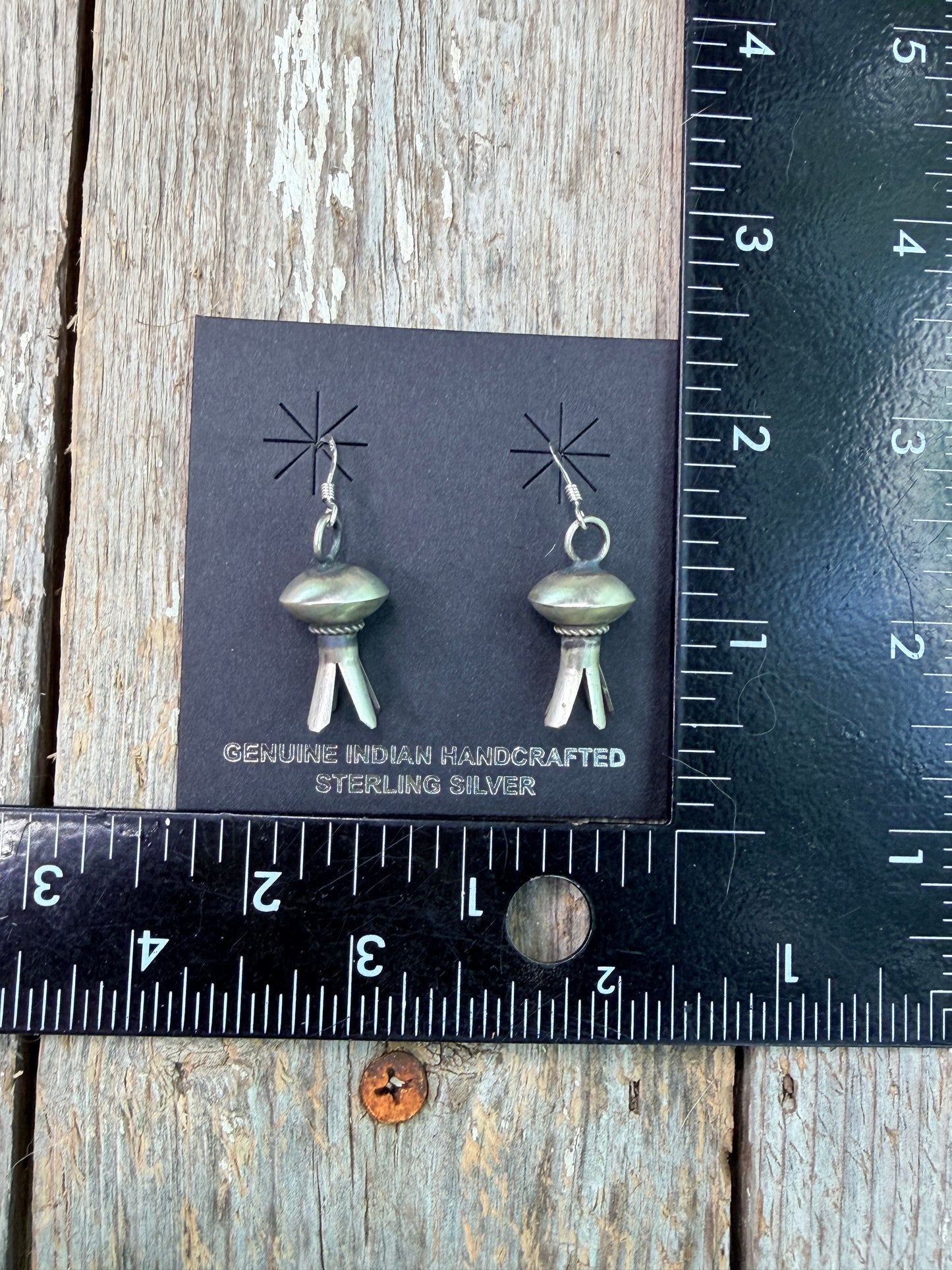 Mini Sterling Silver Blossom Dangles