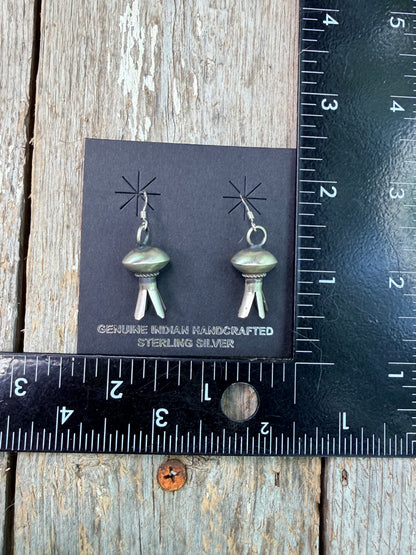 Mini Sterling Silver Blossom Dangles