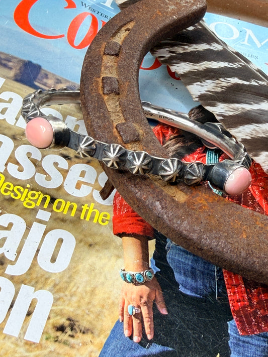 Chimney Butte Pink Conch and Starshot Bangle