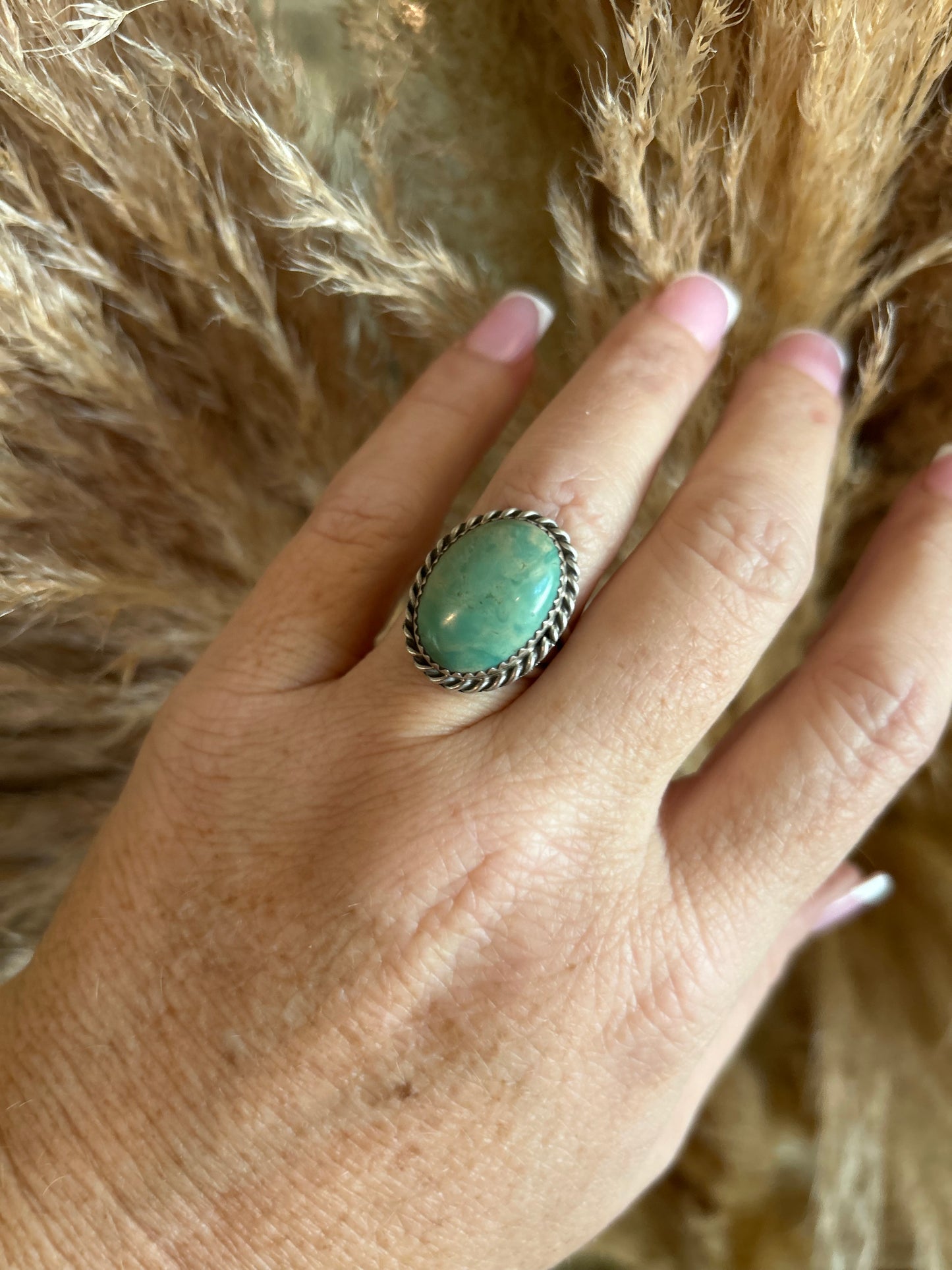 Authentic Turquoise Ring size 7.5
