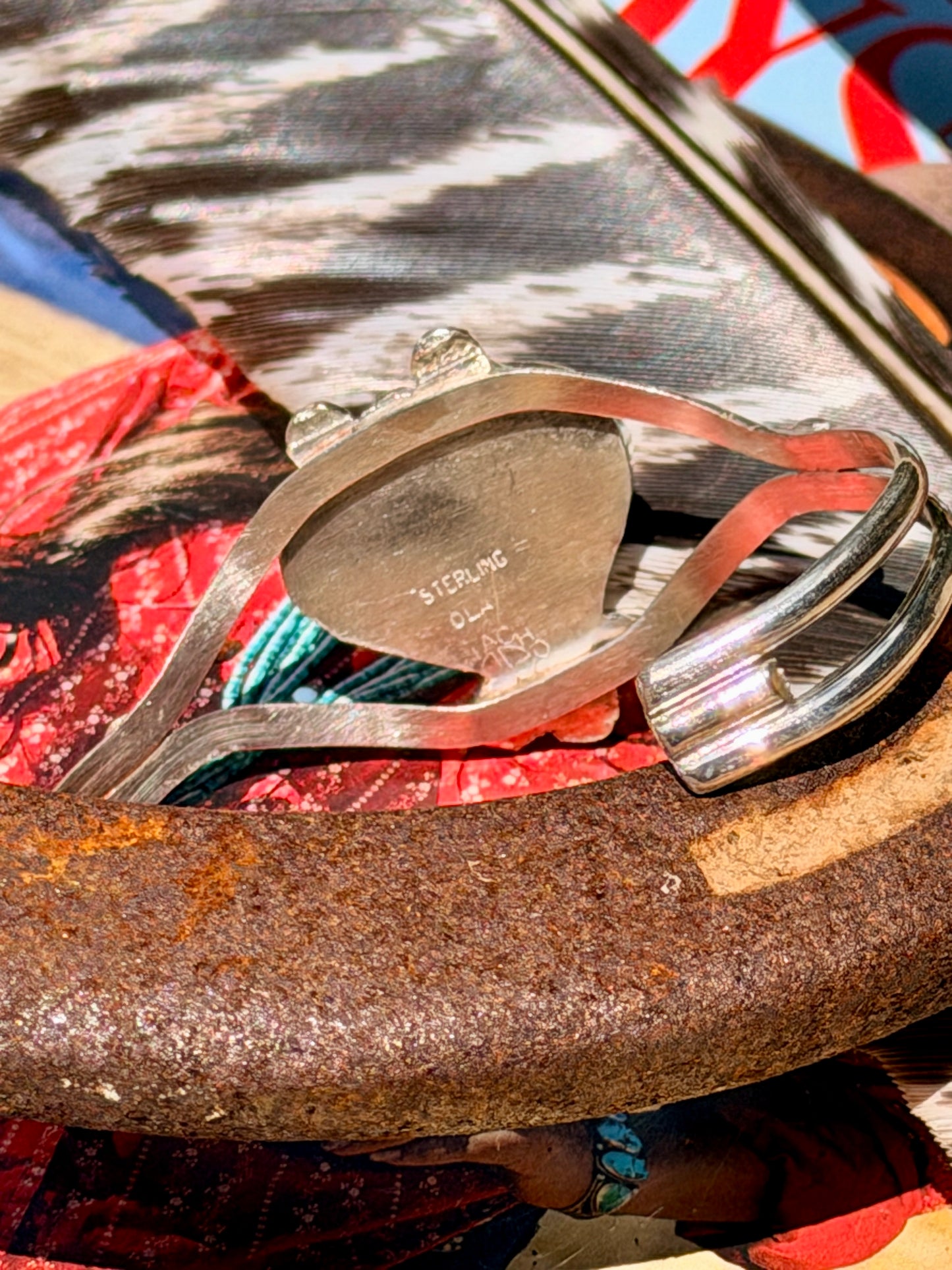 Ola Eriacho Zuni Spiny Oyster Cuff