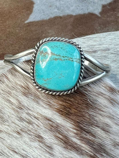 Native Made Turquoise Cuff by Donovan Skeet