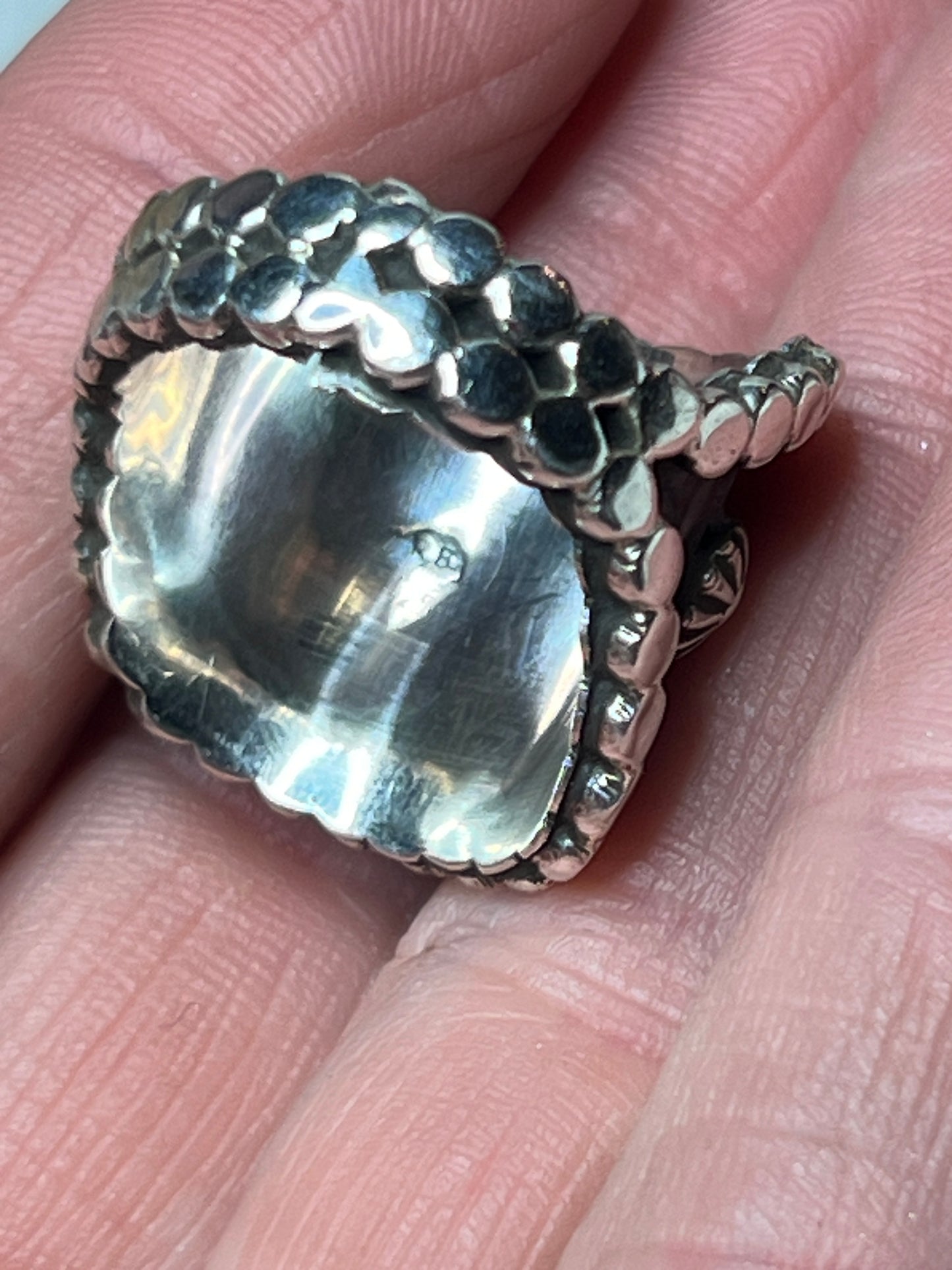 Native American Navajo Sterling Silver Stardrop Ring