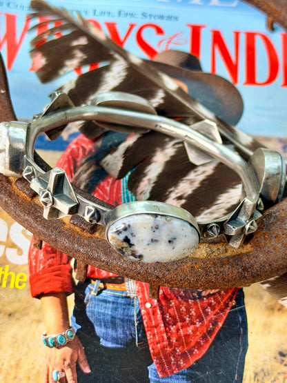 Chimney Butte White Buffalo Bangle