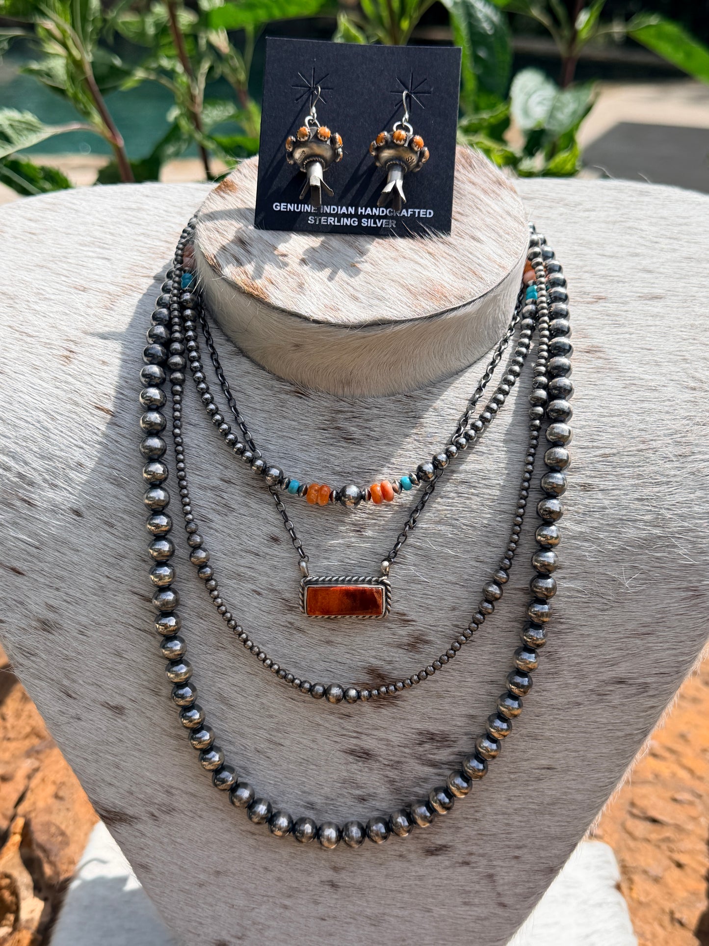 3-6mm Graduated Sterling Necklace