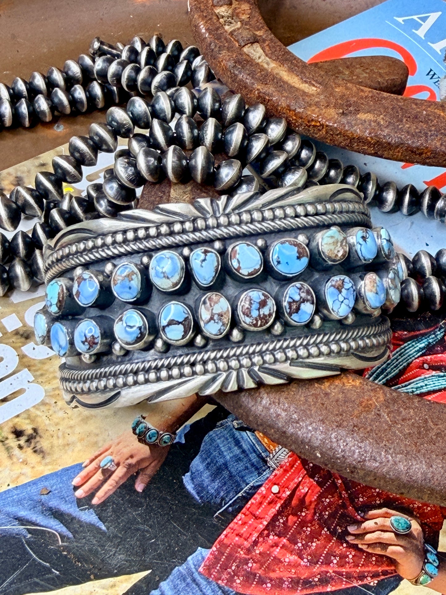 Mark Yazzie Golden Hills Cuff