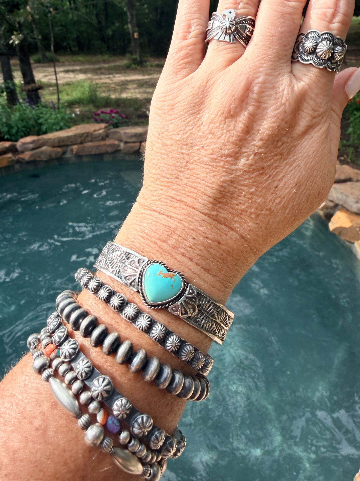 Native Made Sunshine Reeves Kingman Cuff