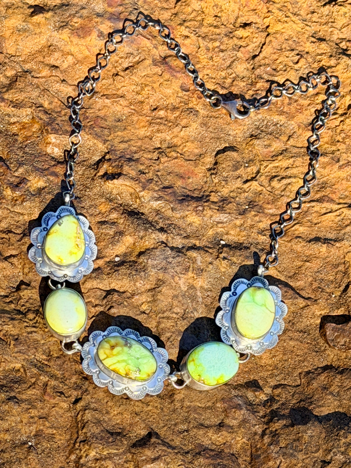 Scott Skeets Palomino Necklace