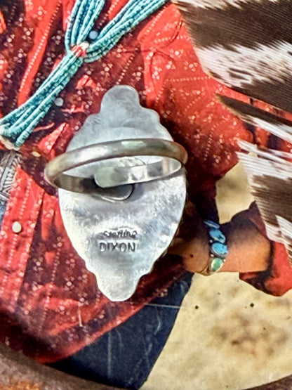 Native Made Adjustable Turquoise Ring