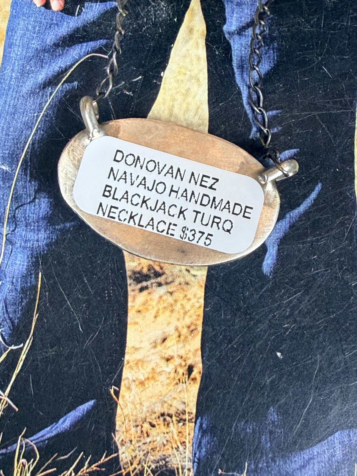 Blackjack Necklace by Donovan Nez