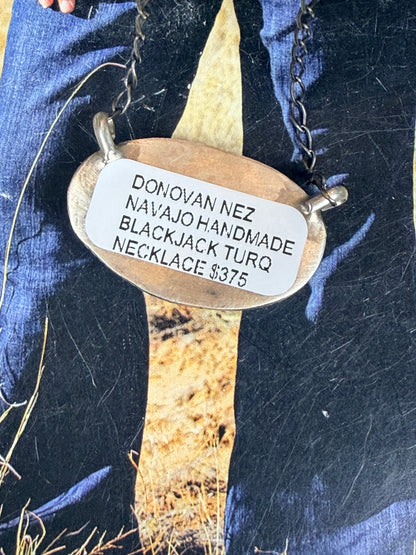 Blackjack Necklace by Donovan Nez