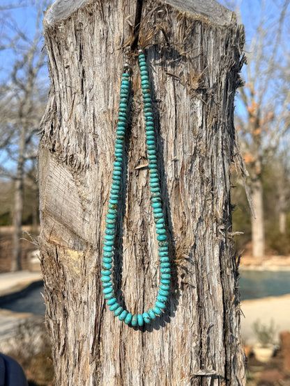 Authentic Rondelle Turquoise Necklace
