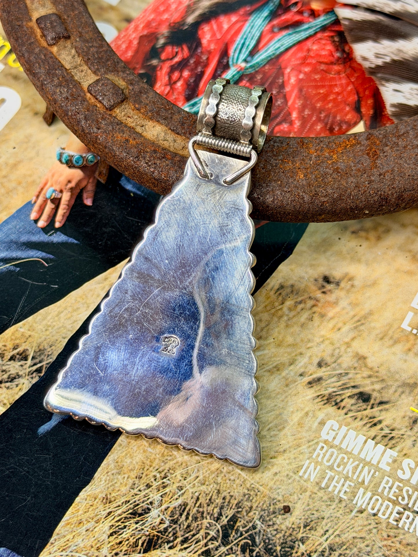 Native Made Multi-Stone Pendant