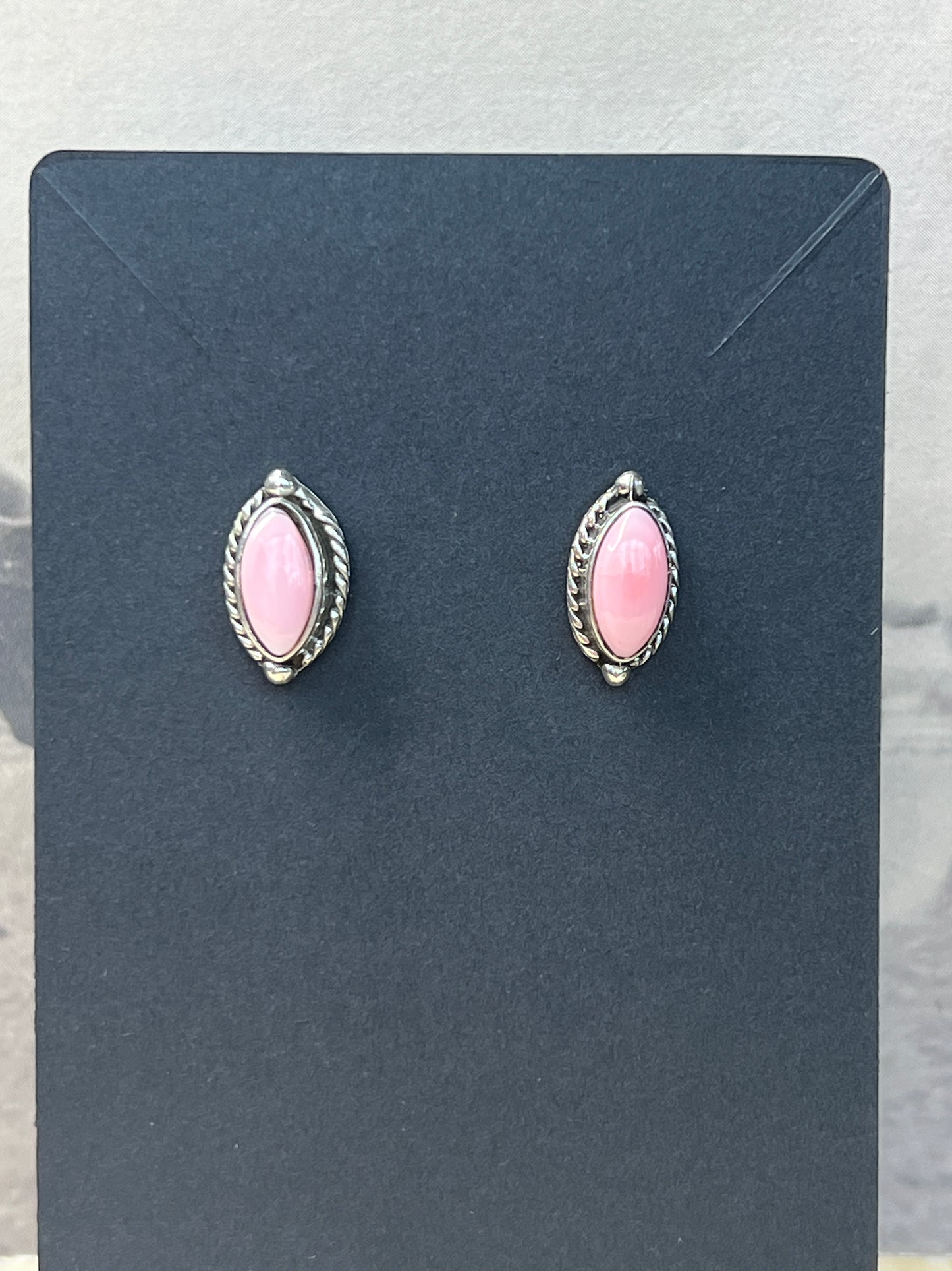 Authentic Pink Conch Studs