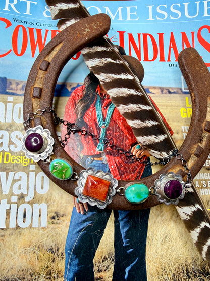 Scott Skeets Multi Stone Necklace