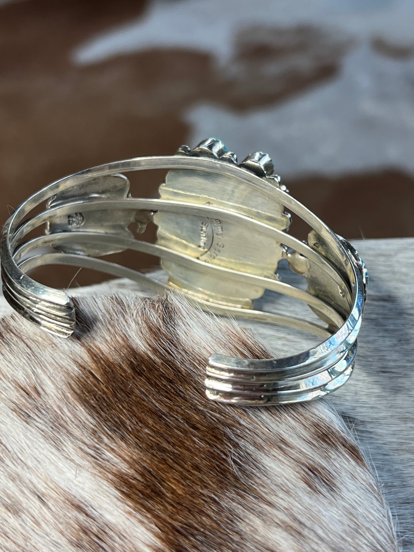 Authentic Native Made Cluster and Thunderbird Cuff