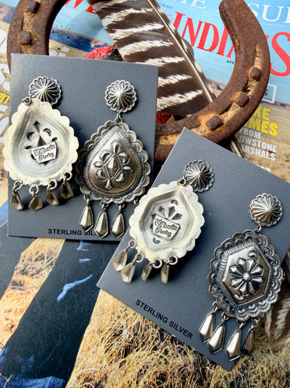 Terry Charlie Concho Dangle Earrings