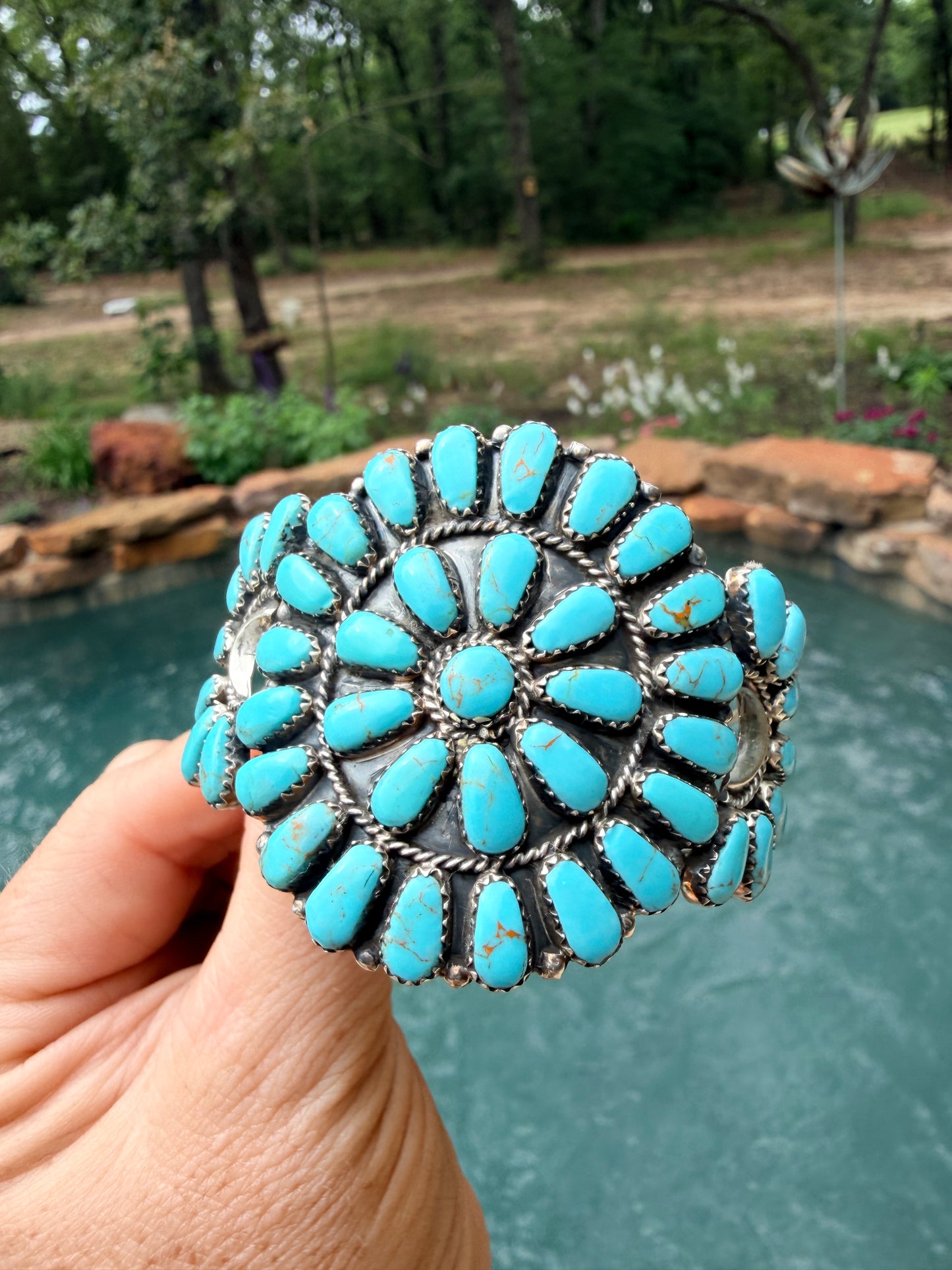 Native Made Cluster Kingman Cuff by Jude Perry