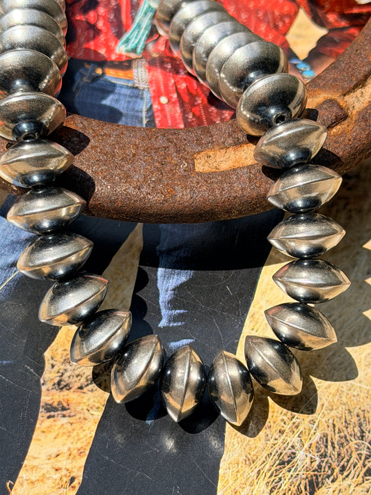 14mm Saucer Desert Pearl Necklace