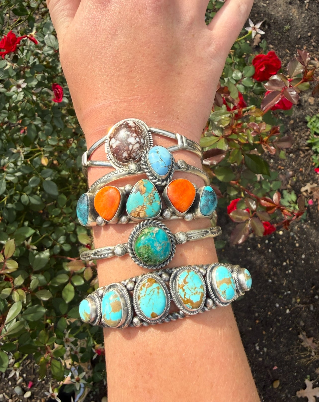 Turquoise and Spiny Oyster Cuff