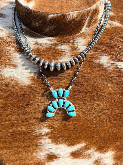 Navajo Squash Blossom Necklace
