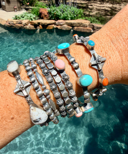 Chimney Butte Turquoise and Dot Bangle