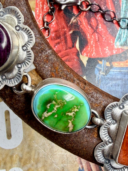 Scott Skeets Multi Stone Necklace