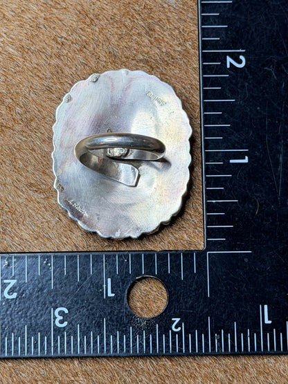 Large Adjustable Cluster Ring by L Etsitty