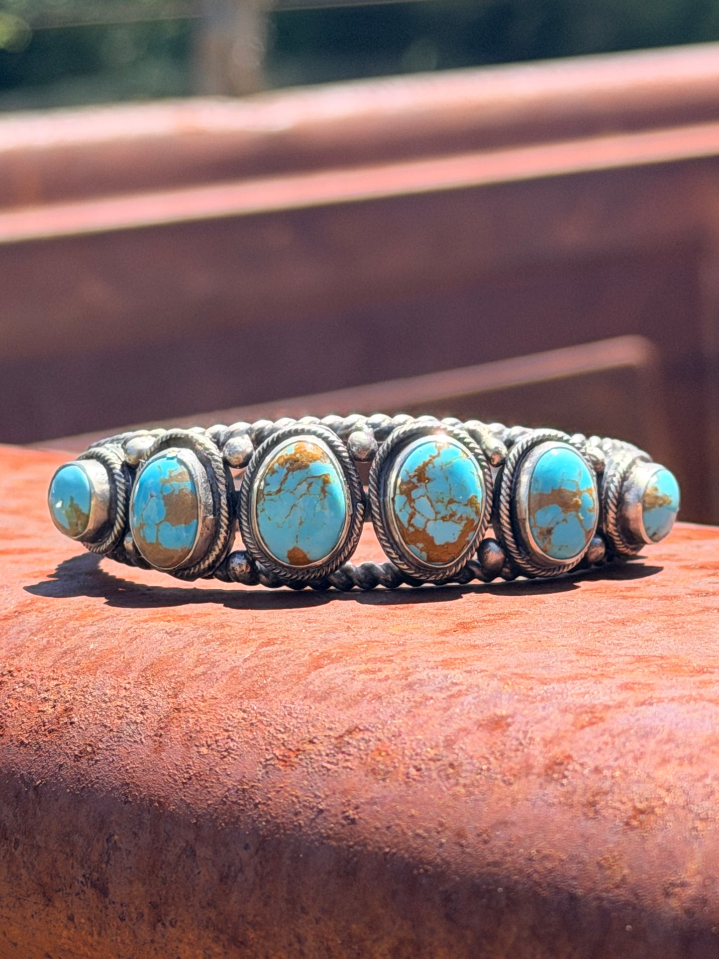 Authentic Native 6 Royston Stone Cuff by Bob Becenti