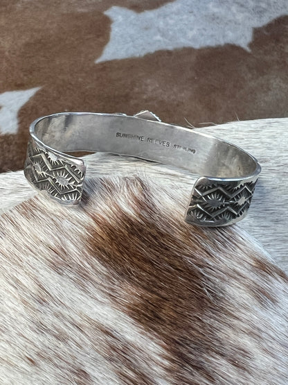 Native Made Sunshine Reeves Kingman Cuff