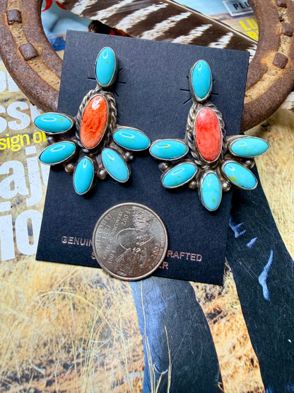 Aldora Henry Spiny and Turquoise Studs