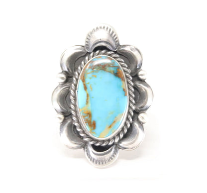Adjustable Kingman Turquoise Ring