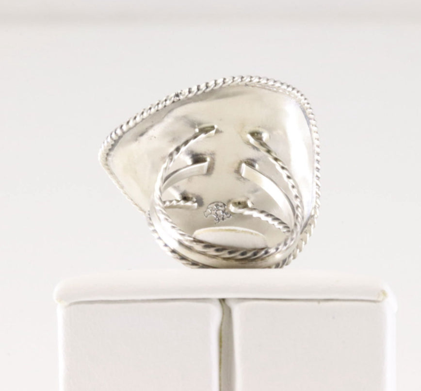 Turquoise Cowboy Hat Ring by Bobby Platero