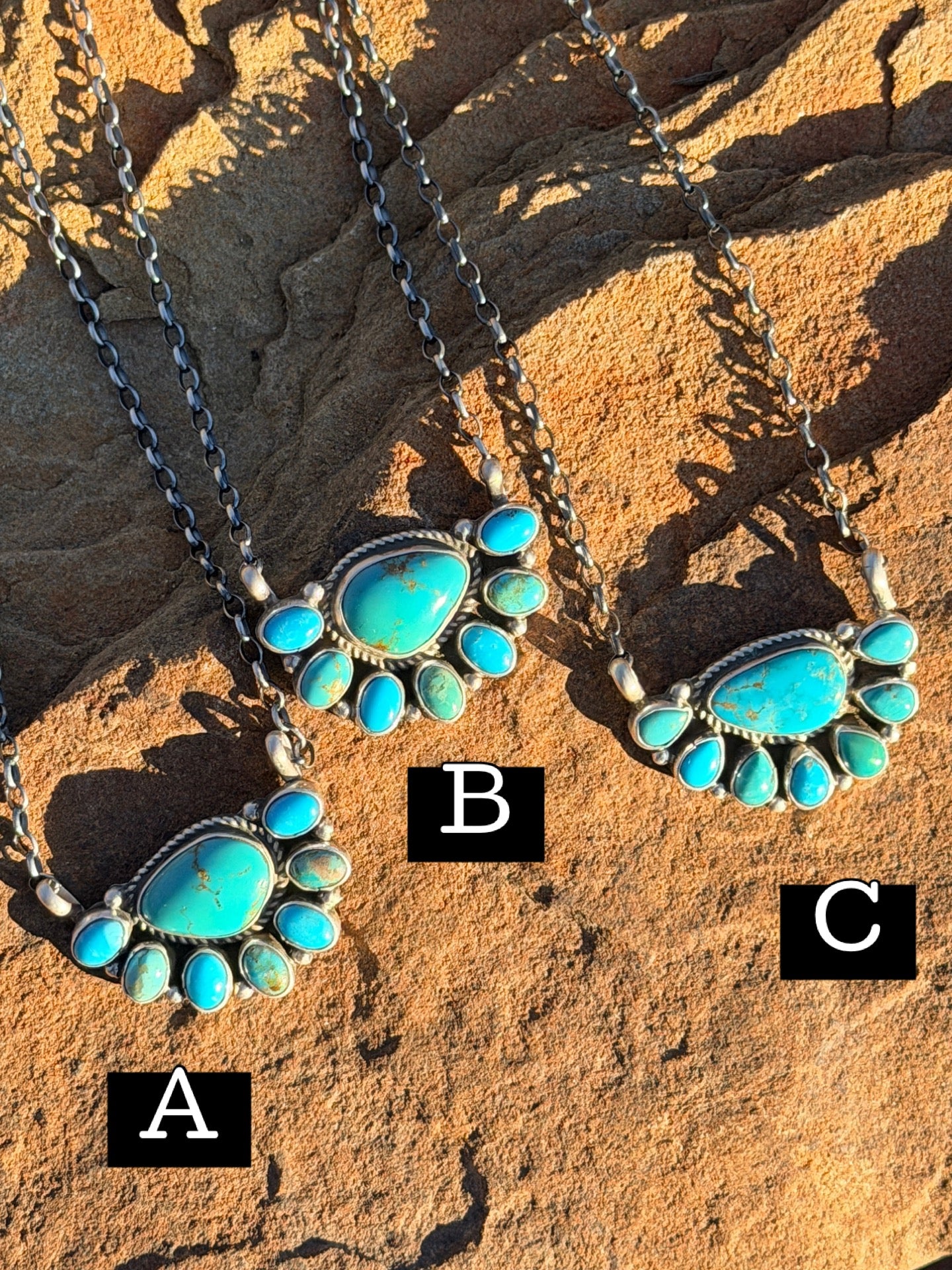 Turquoise Necklace by Geraldine James 18in