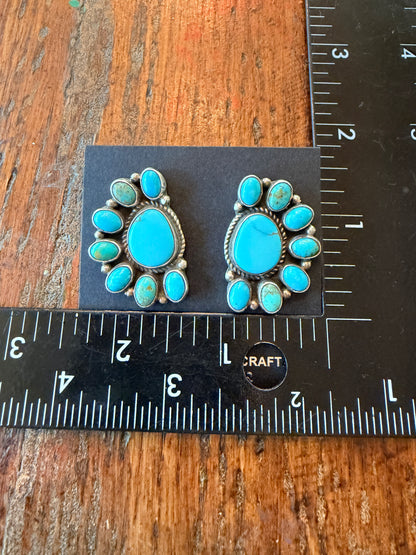 Native Made Large Cluster Earrings by Geraldine James